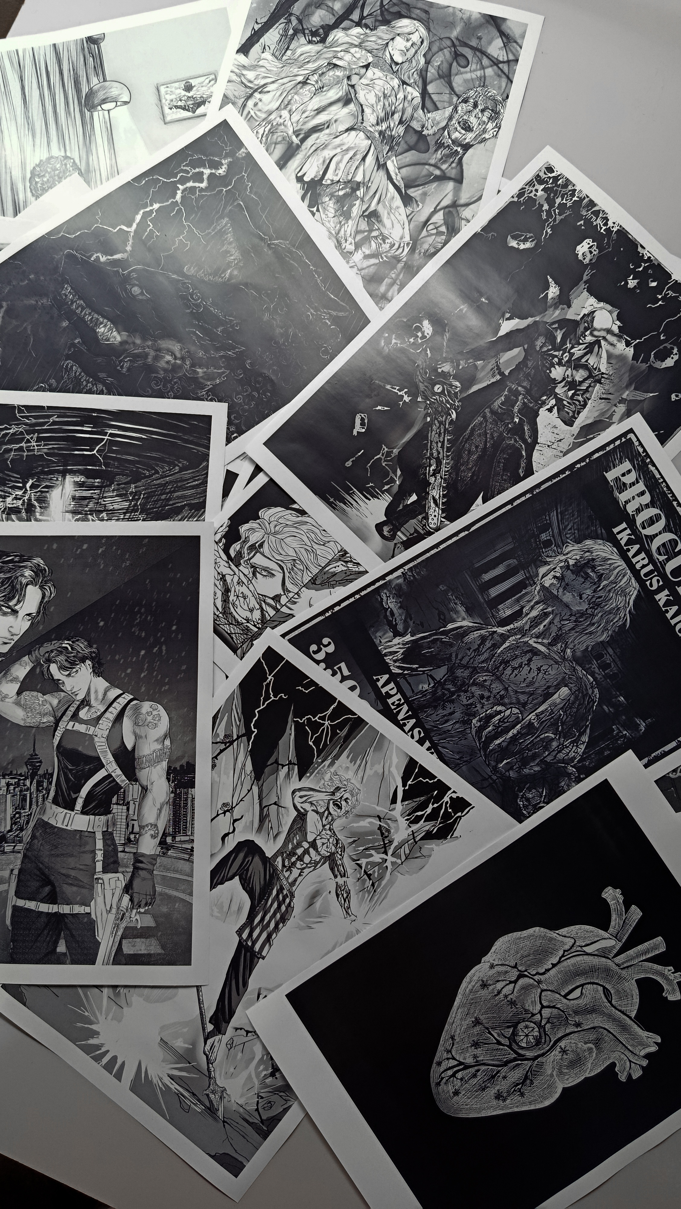 Prints em papel couch&ecirc;